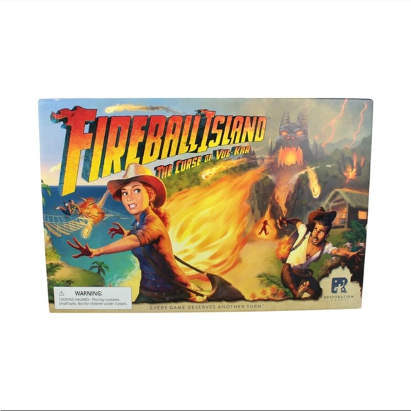 Fireball Island: The Curse of Vul-Kar Board Game Sealed Brand New - Picture 1 of 8